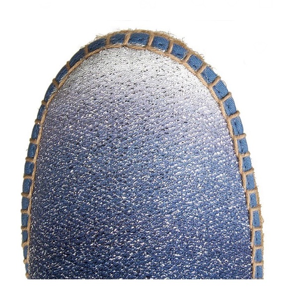 GUESS ‘Rosina’ blue ombré espadrilles flats - Picture 4 of 13